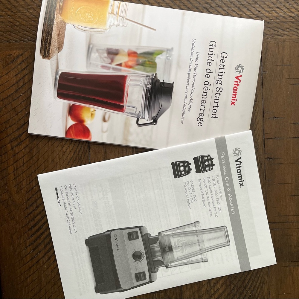 Vitamix Personal Cups and Adapter NEW in box